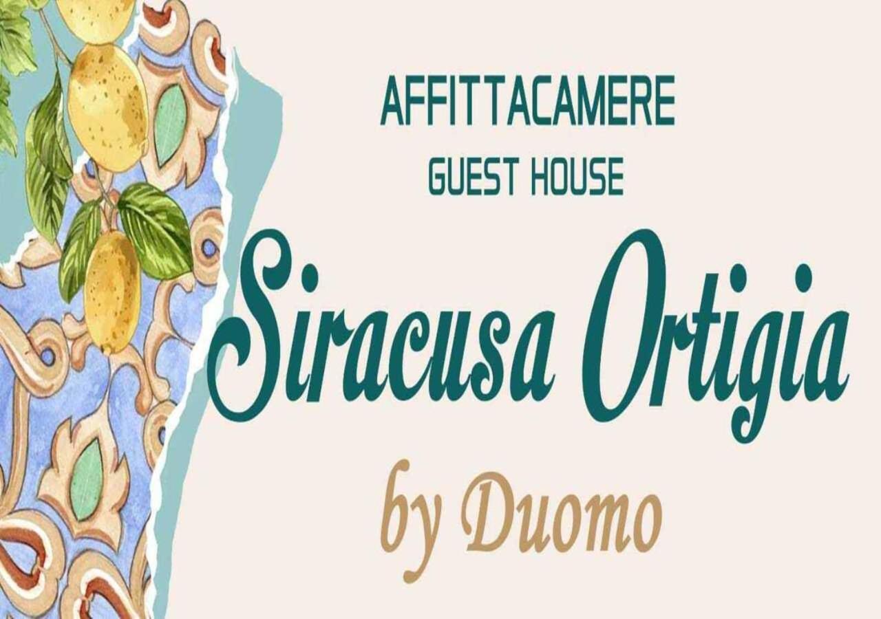 Siracusa Ortigia By Duomo Szirakúza Kültér fotó